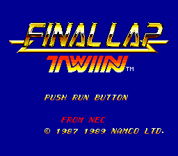 Final Lap Twin screenshot 4 for TurboGrafx-16
